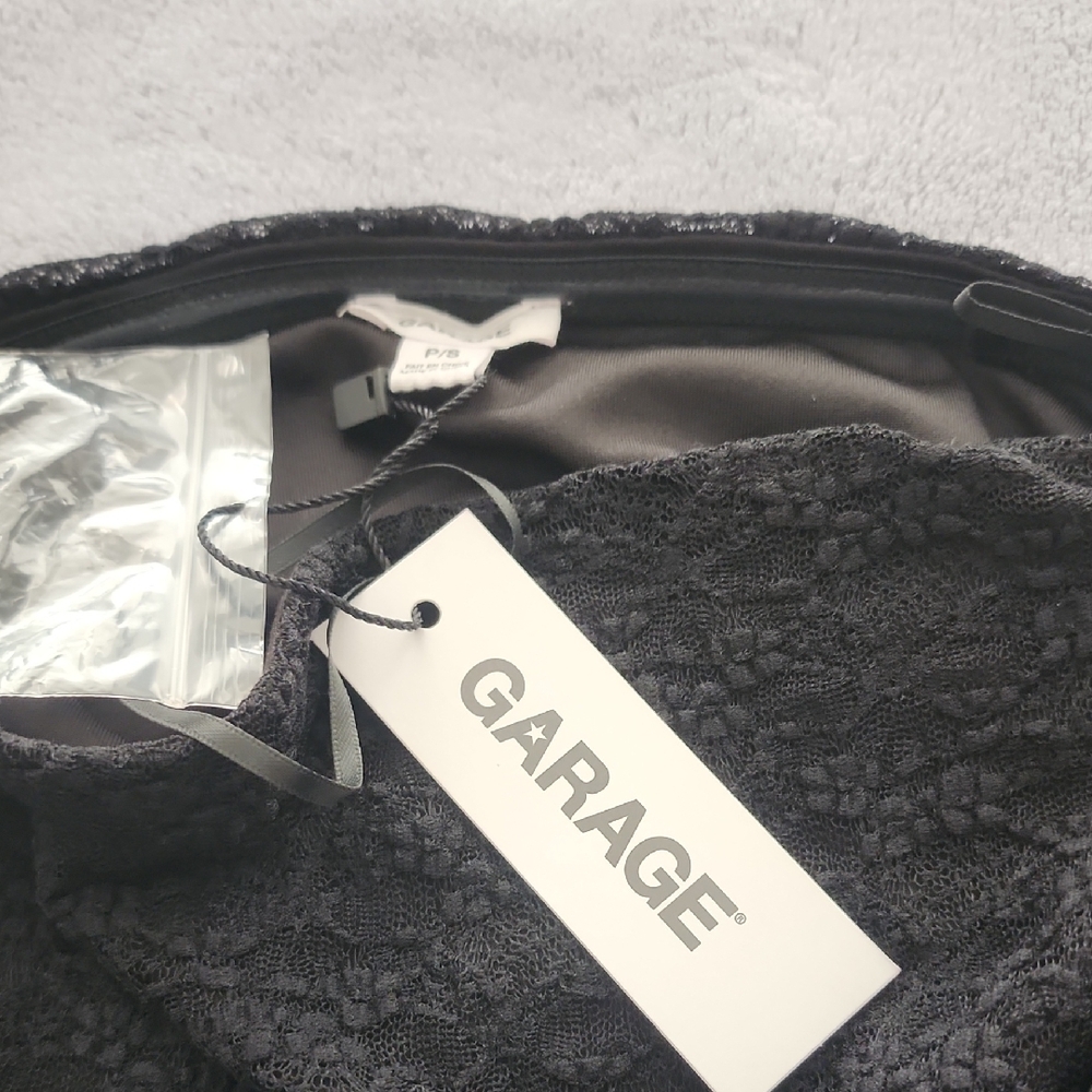 Garage Black Lace Skirt